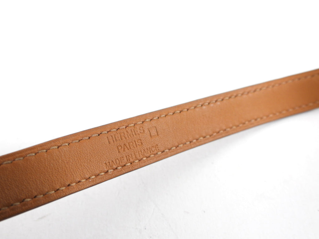 Hermes Bordeaux Crocodile Double Tour Kelly Bracelet - S