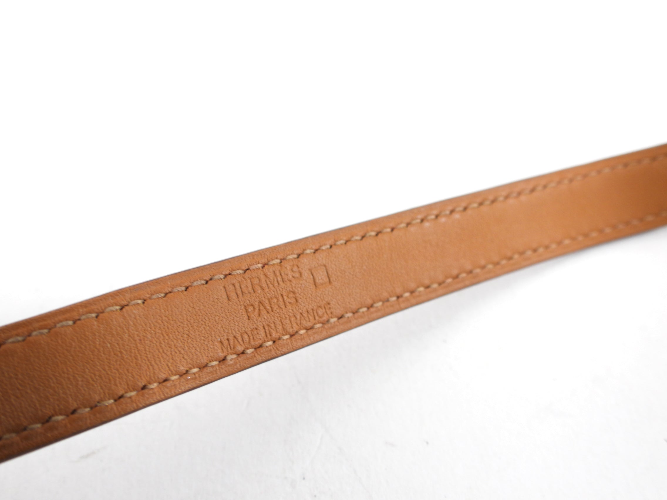 Hermes Bordeaux Crocodile Double Tour Kelly Bracelet - S