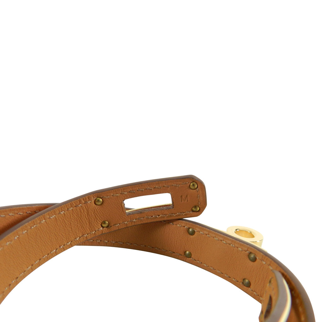 Hermes Kelly Double Tour Bracelet - Rose Jaipur