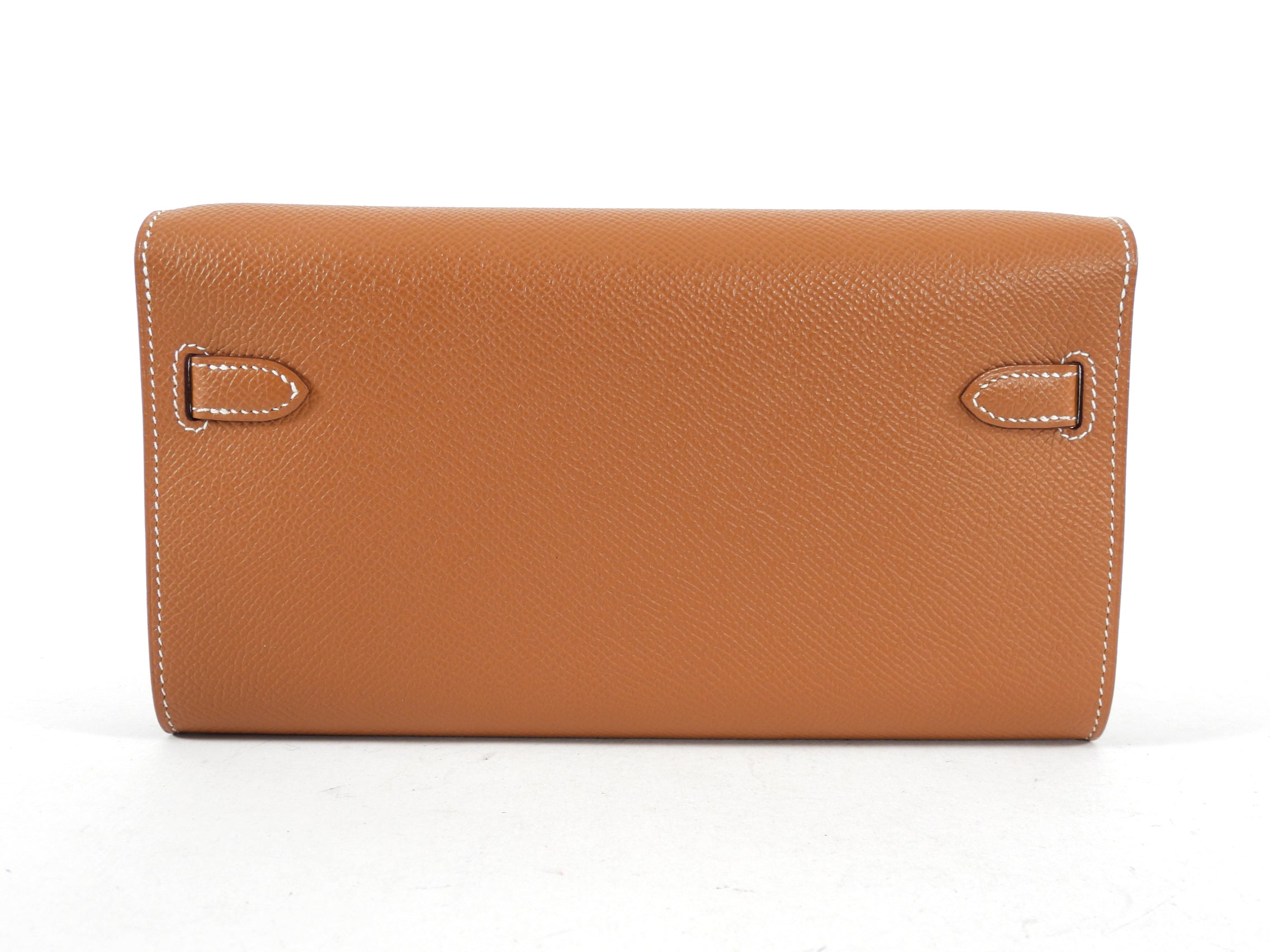 Hermes Kelly To Go Wallet Gold Epsom GHW
