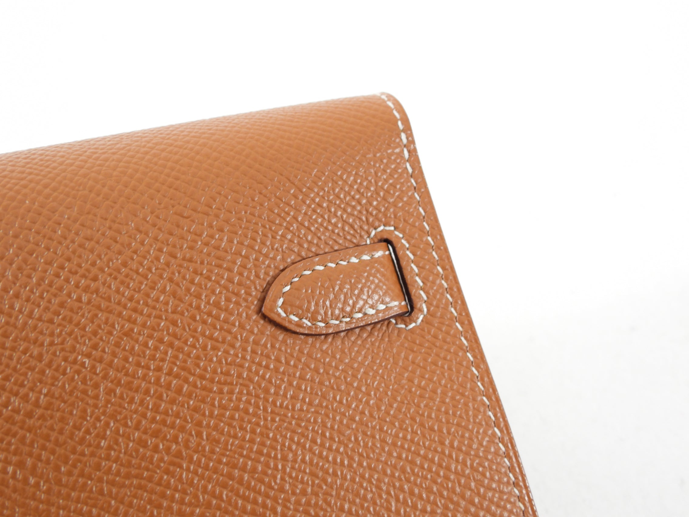Hermes Kelly To Go Wallet Gold Epsom GHW