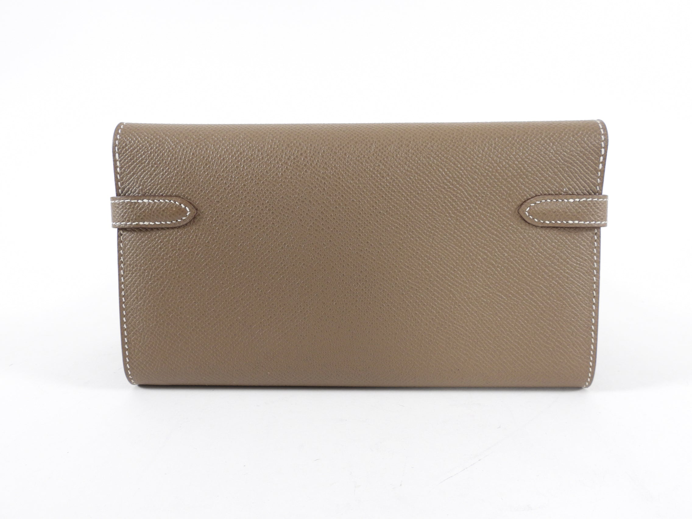 Hermes Kelly Classic Etoupe Epsom Wallet PHW