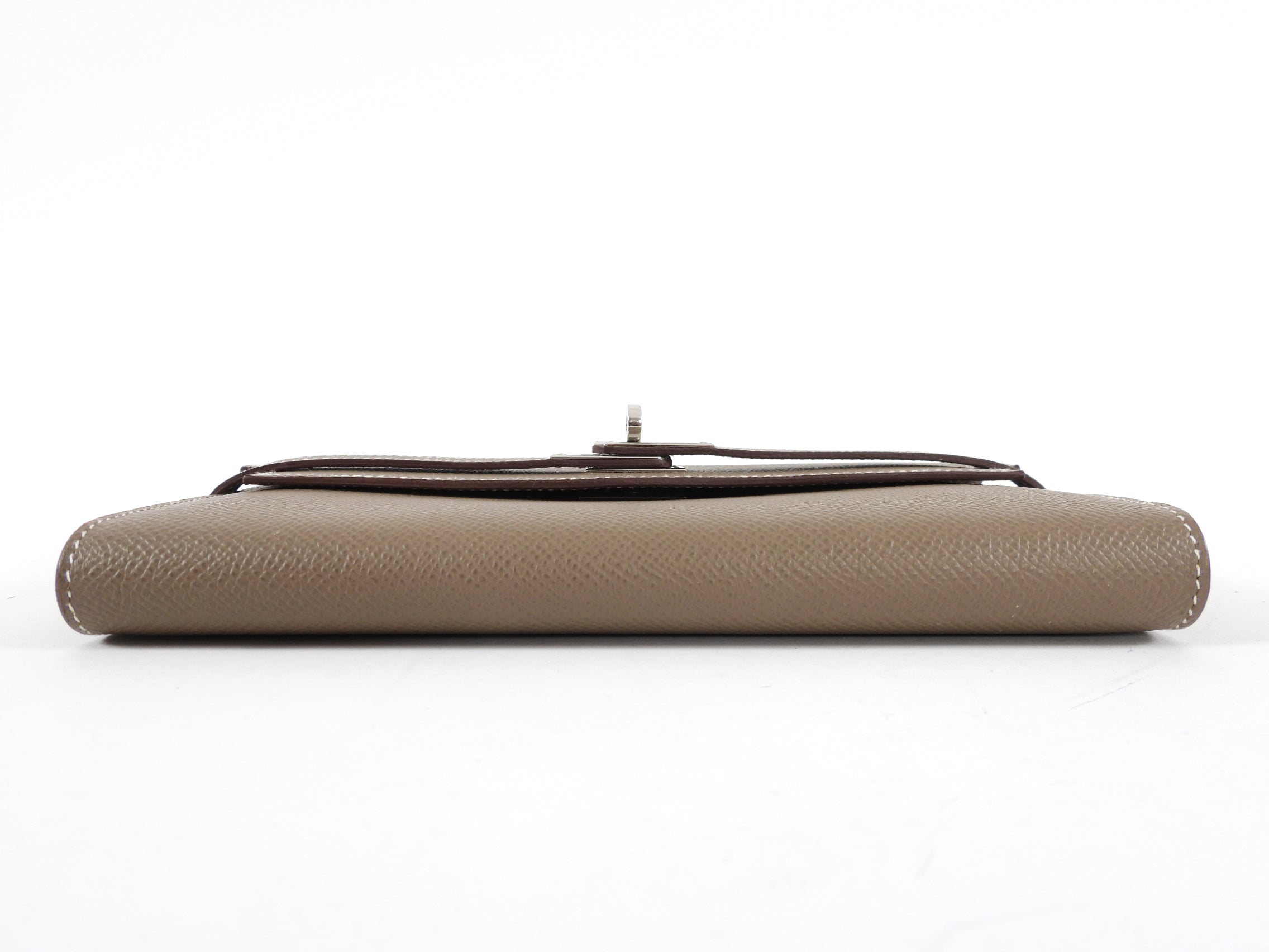 Hermes Kelly Classic Etoupe Epsom Wallet PHW