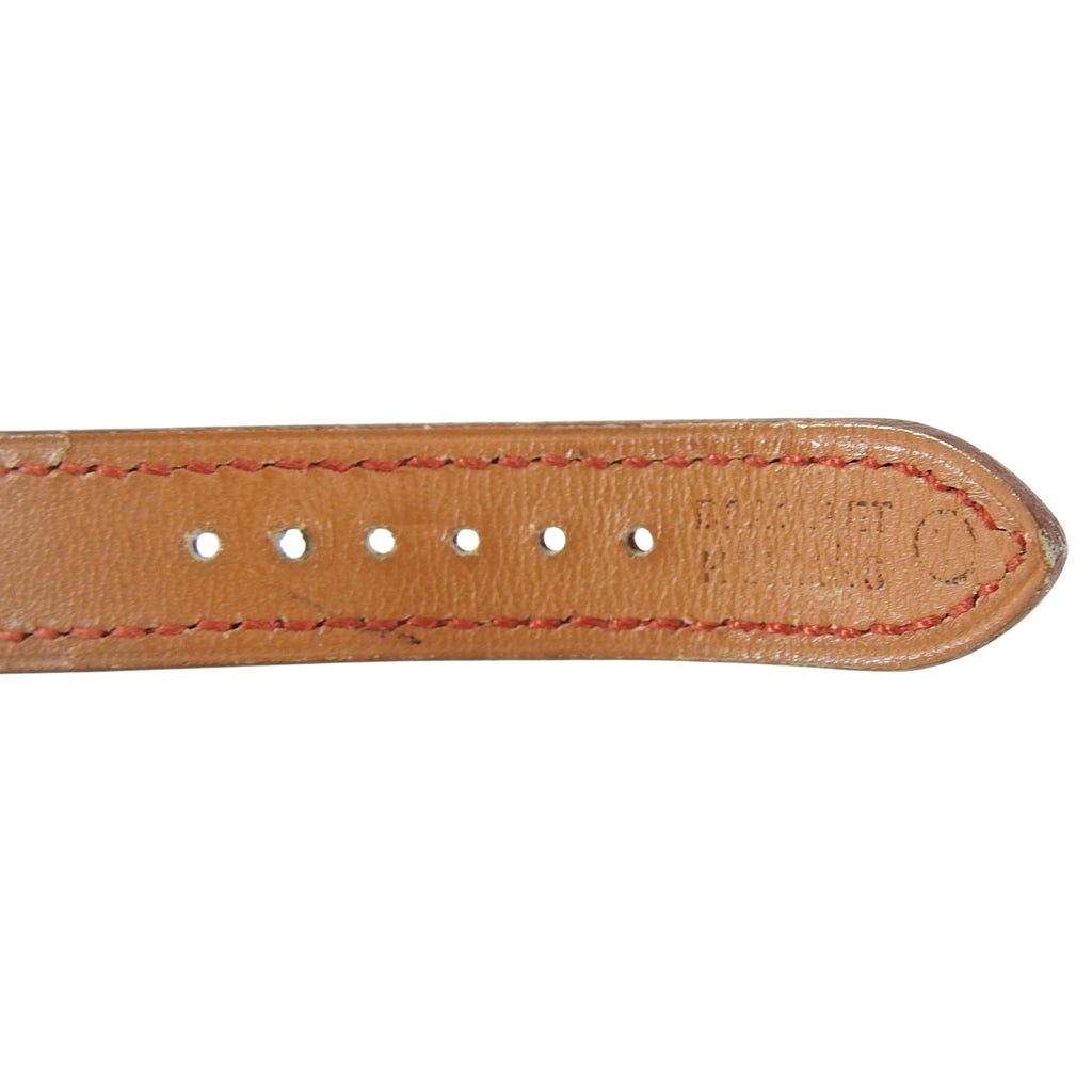 Hermes Vintage 1995 Medor Gold and Red Watch