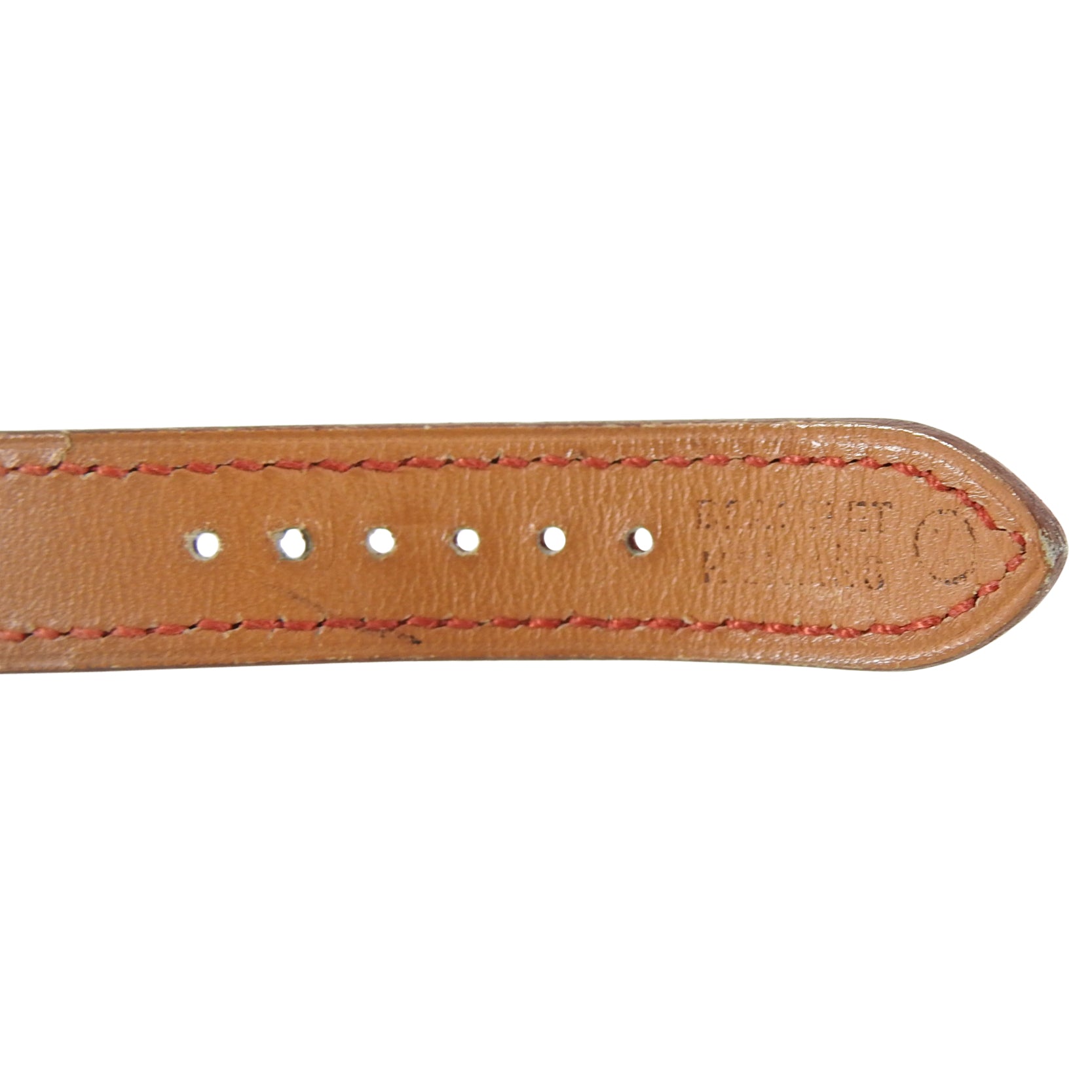 Hermes Vintage 1995 Medor Gold and Red Watch
