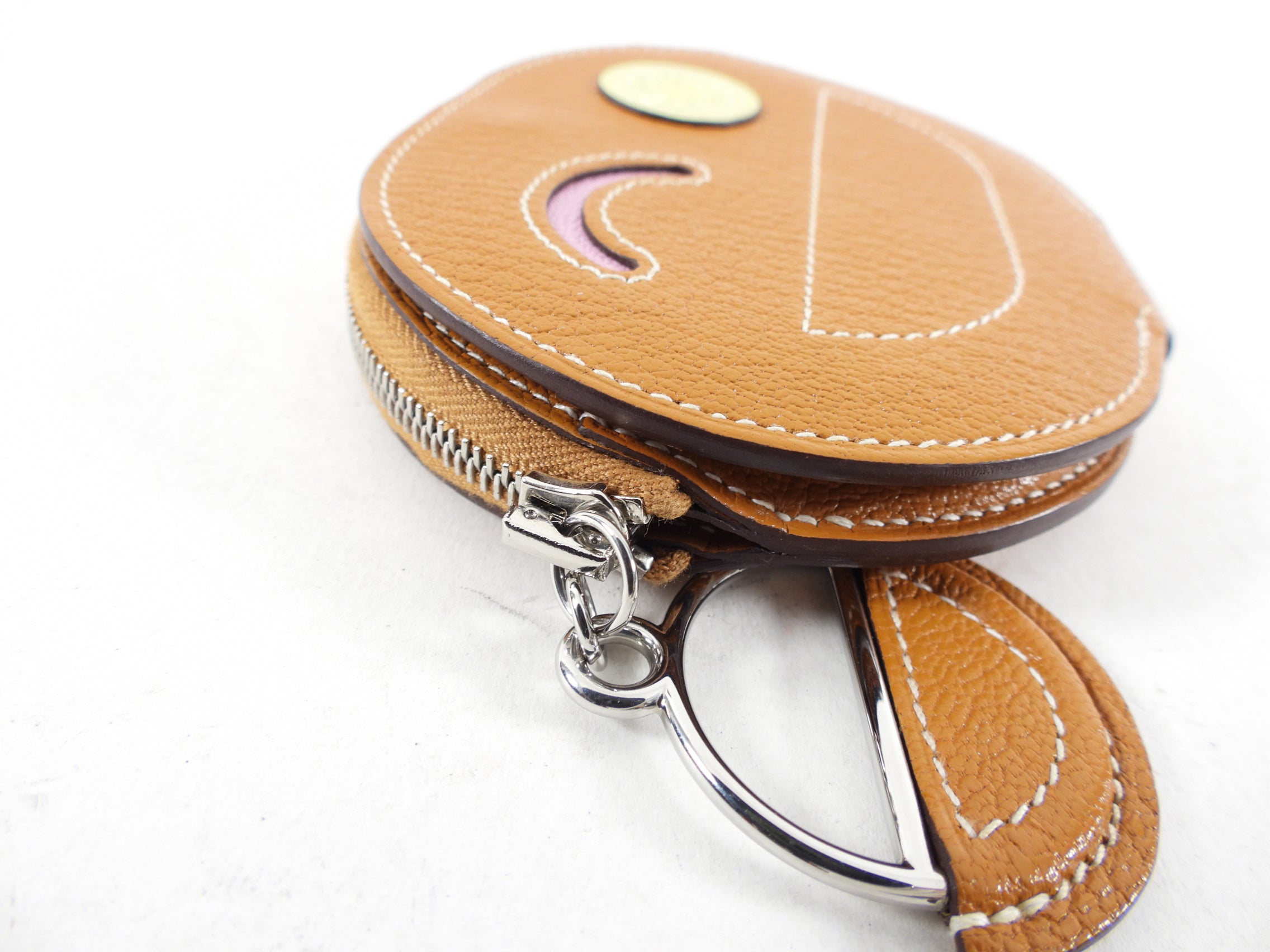 Hermes In the Loop Wink  Holder - Caramel / Mauve Sylvestre / Jaune Bourgeon