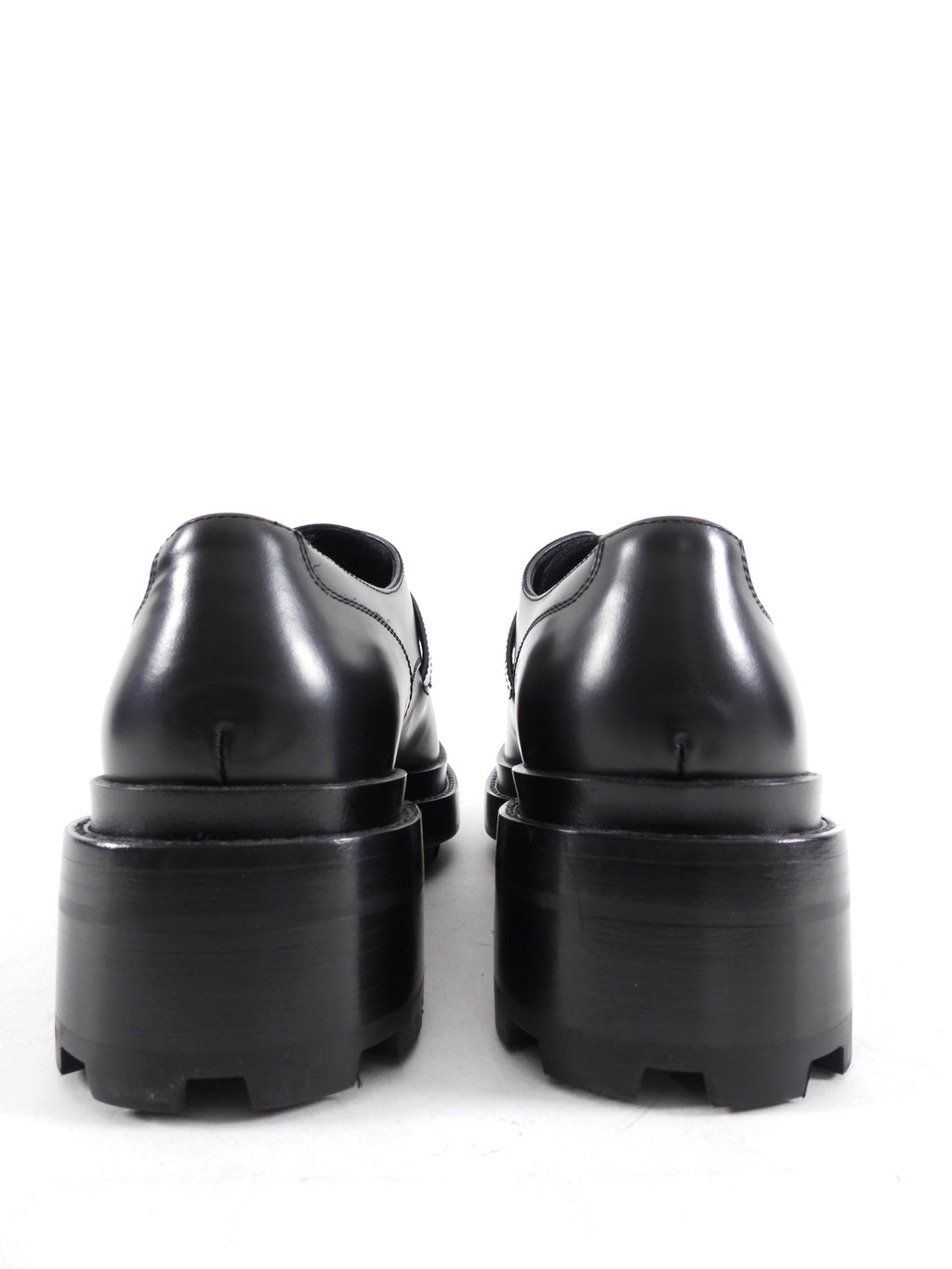 Hermes Black Leather First Kelly Oxford Shoes - 37 (EU 37.5)