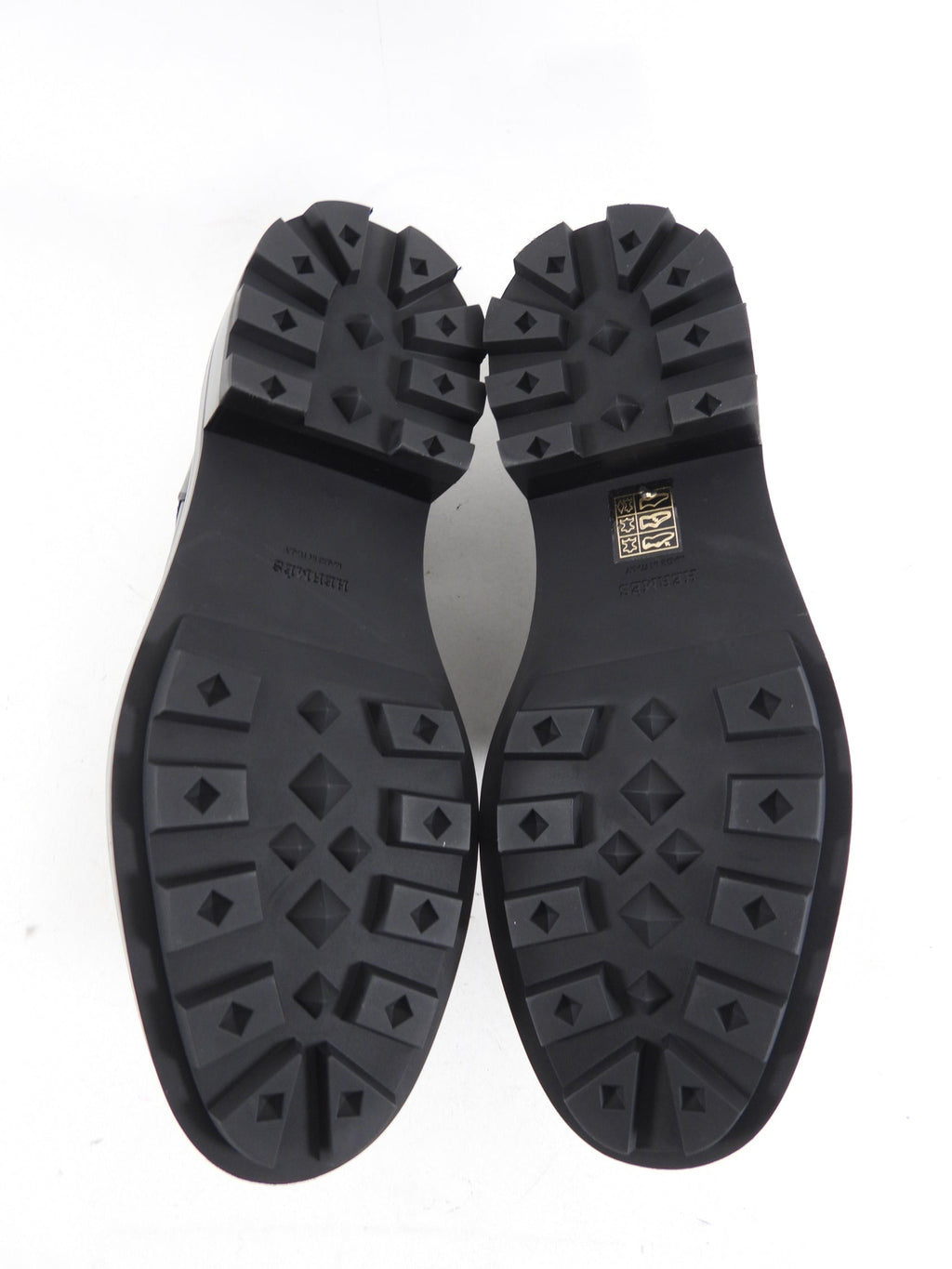 Hermes Black Leather First Kelly Oxford Shoes - 37 (EU 37.5)