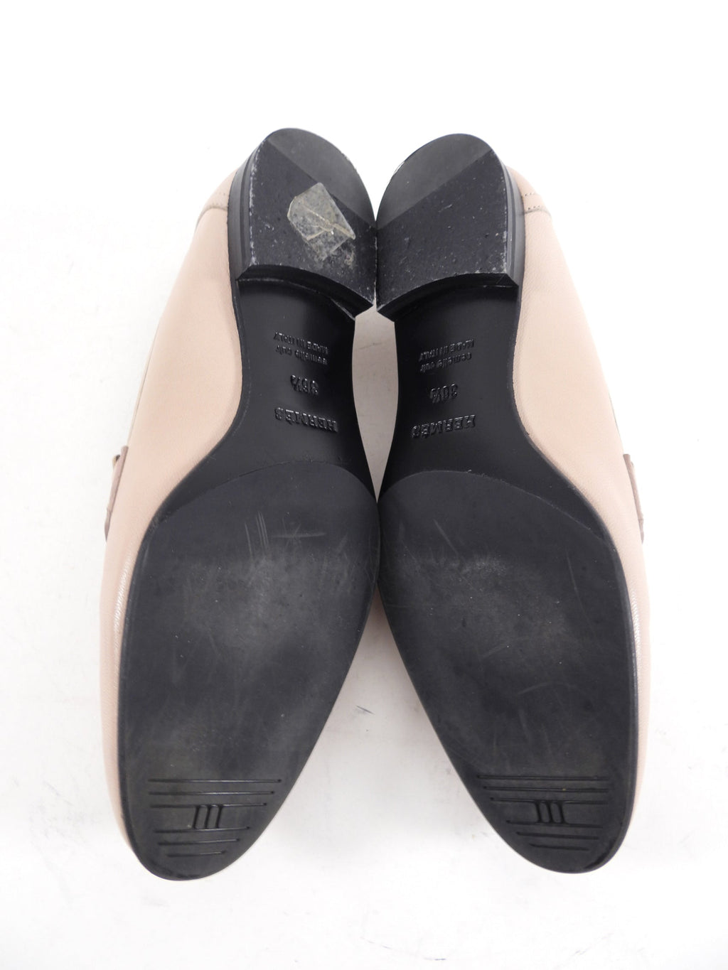 Hermes Beige Leather H Paris Loafer - 36.5
