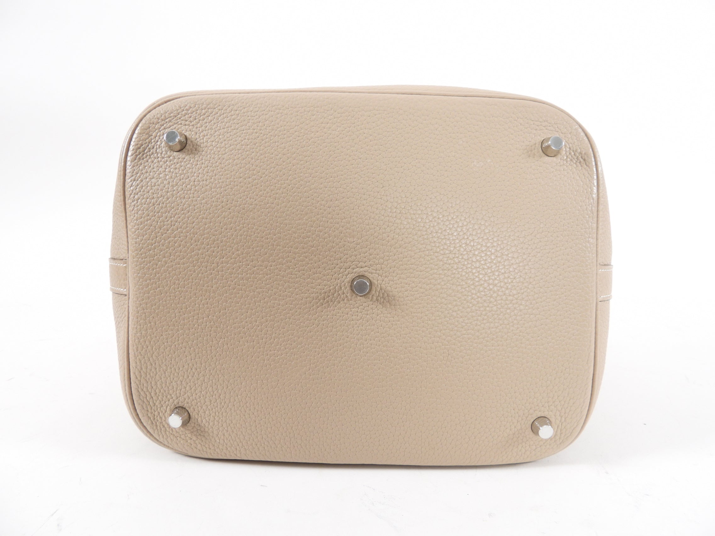 Hermes Picotin Lock 26 GM Clemence Argile Bag