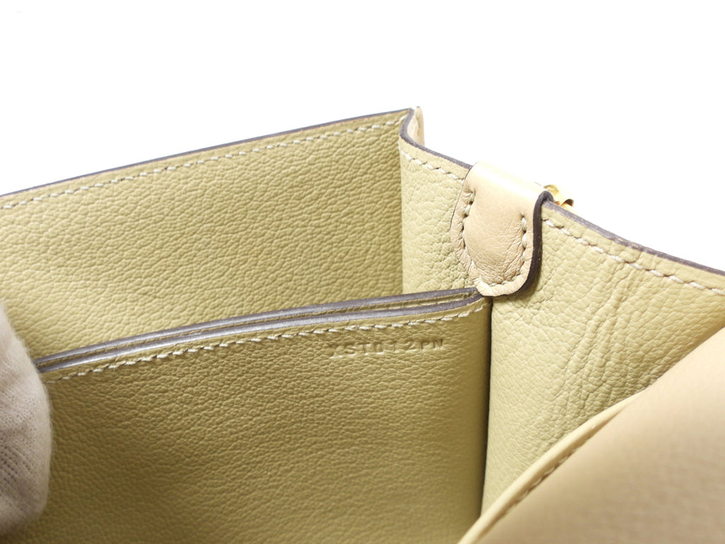 Hermes Mini 18cm Sac Roulis Shoulder Bag in Evercolor Trench
