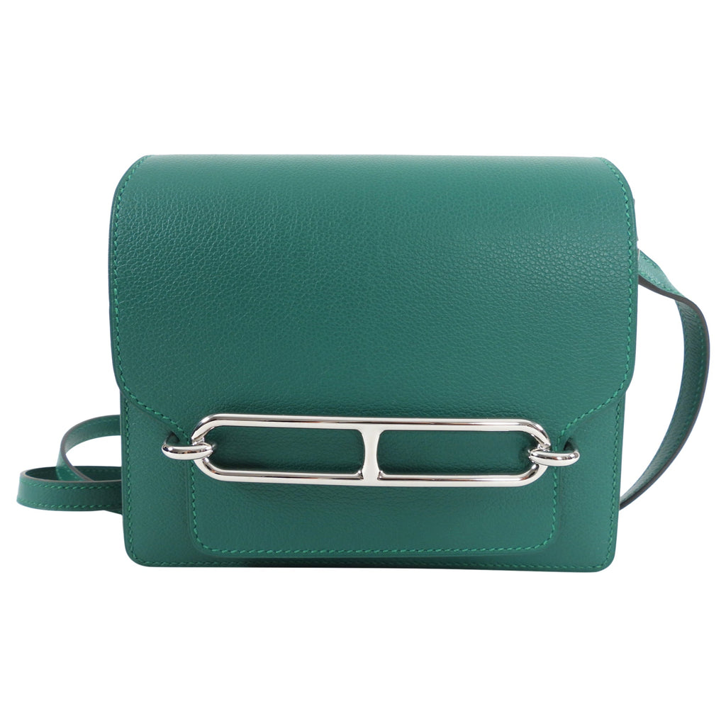 Hermes Mini Roulis Malachite Veau Evercolor Bag