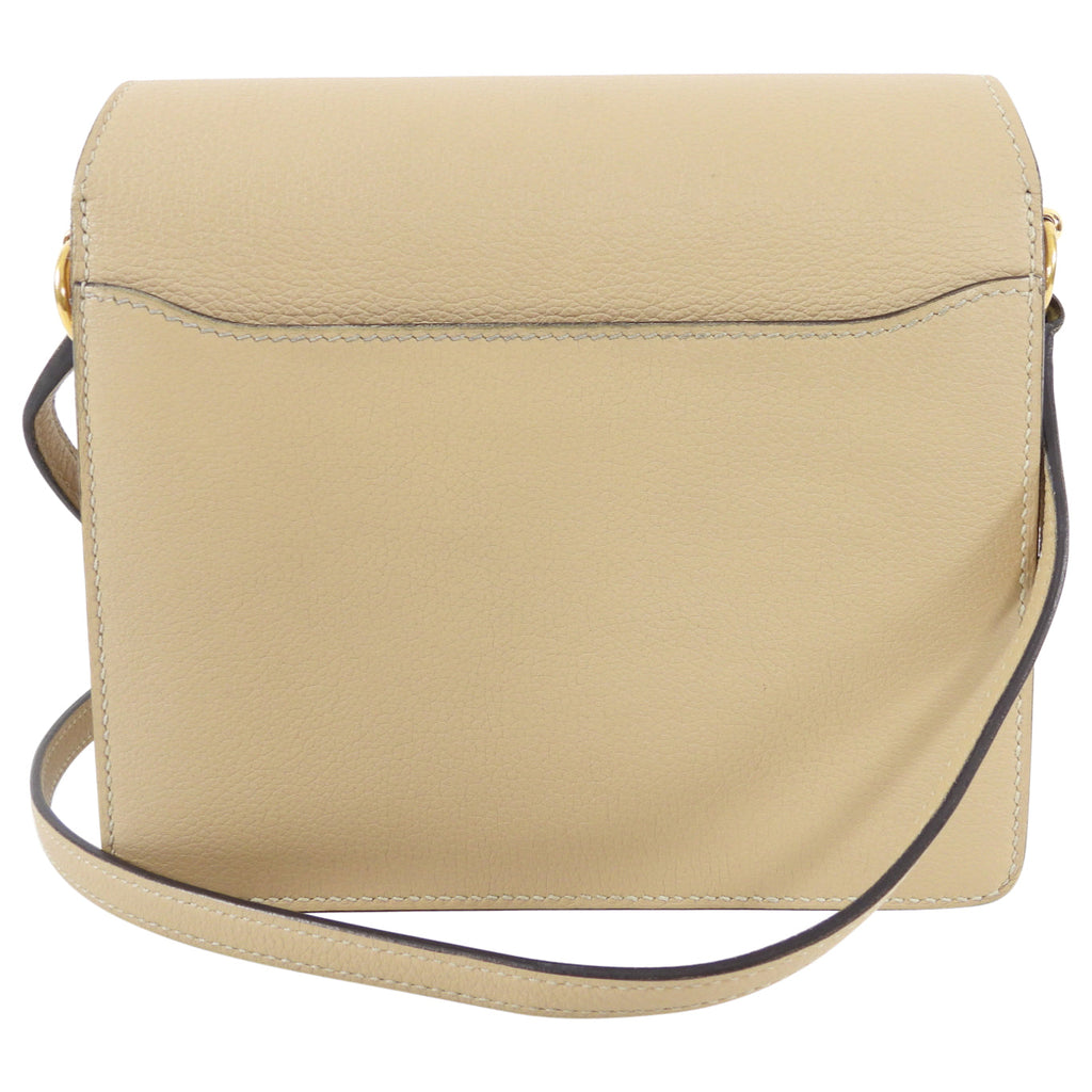 Hermes Mini 18cm Sac Roulis Shoulder Bag in Evercolor Trench