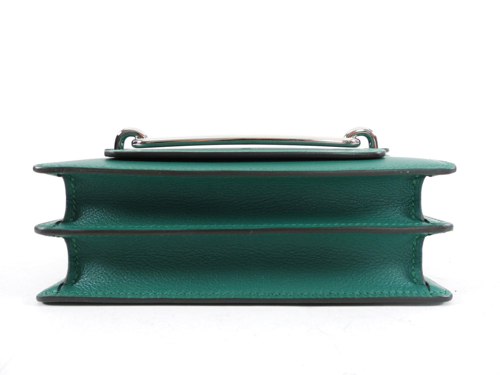 Hermes Mini Roulis Malachite Veau Evercolor Bag