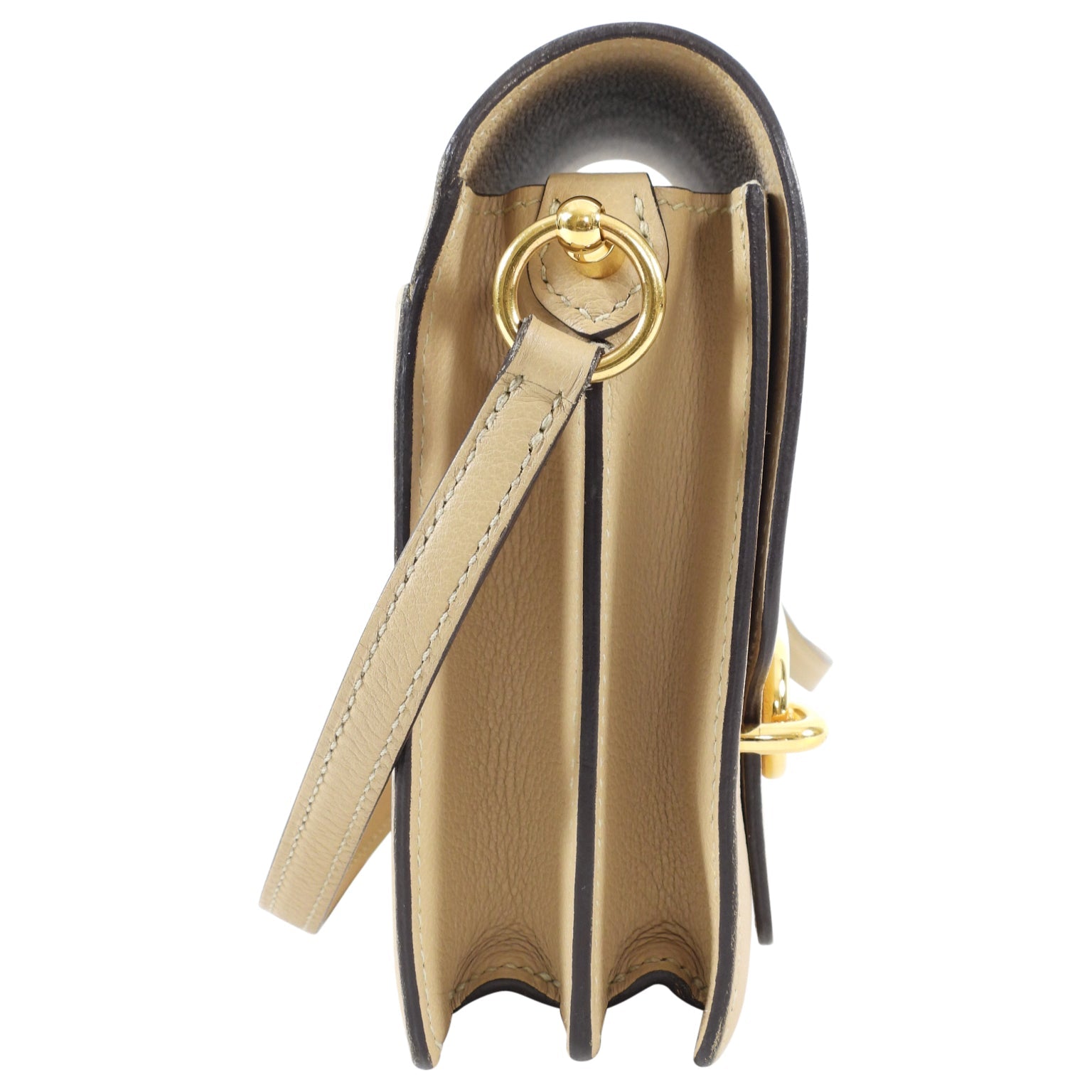 Hermes Mini 18cm Sac Roulis Shoulder Bag in Evercolor Trench