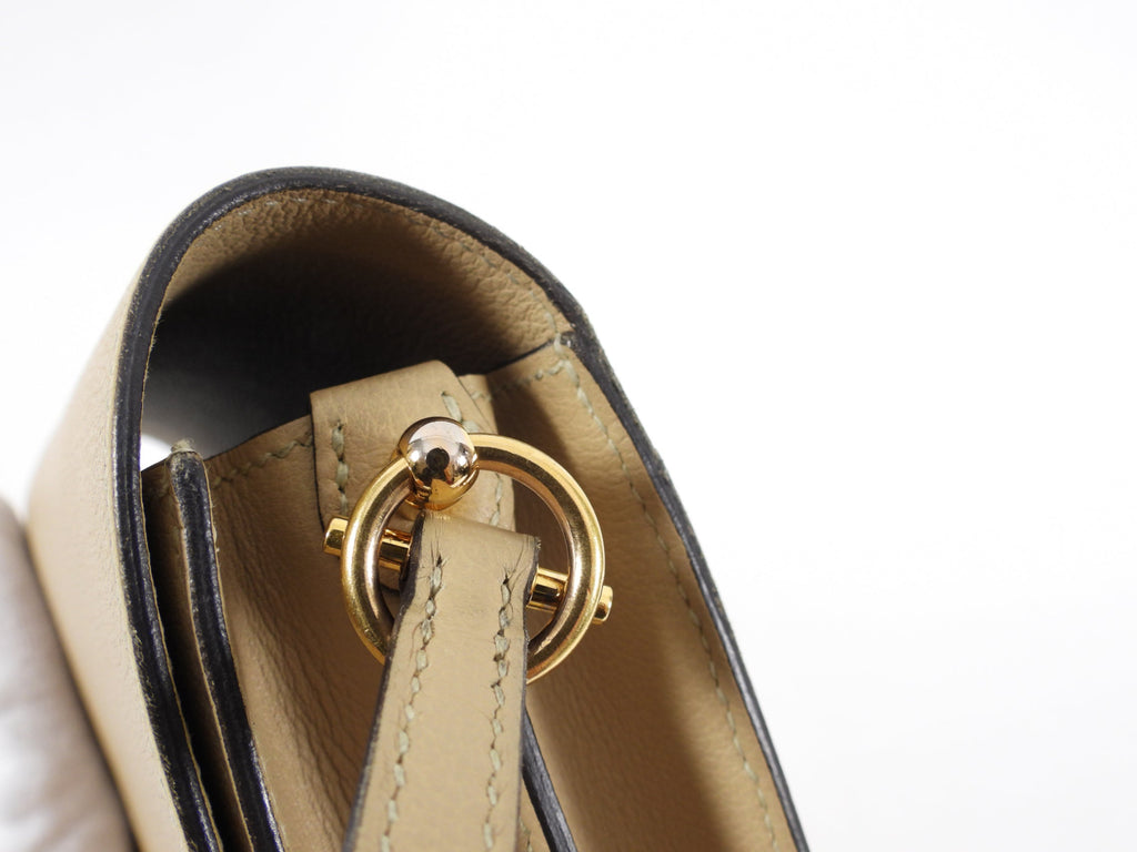 Hermes Mini 18cm Sac Roulis Shoulder Bag in Evercolor Trench