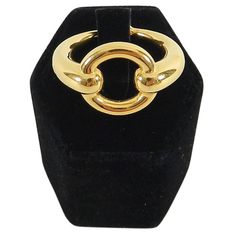 Hermes Gold Horse Bit Scarf Ring