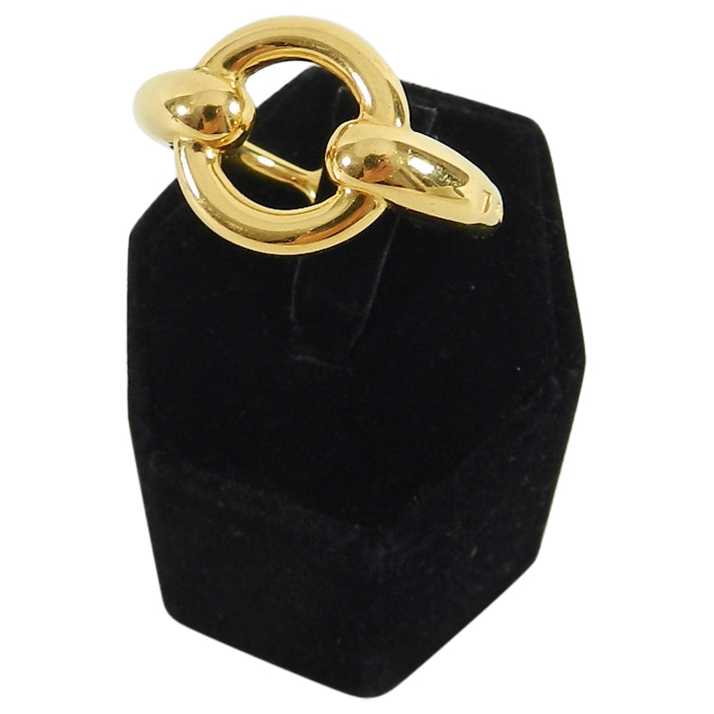 Hermes Gold Horse Bit Scarf Ring