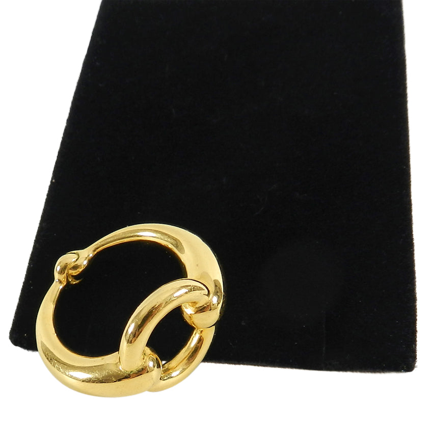 Hermes Gold Horse Bit Scarf Ring