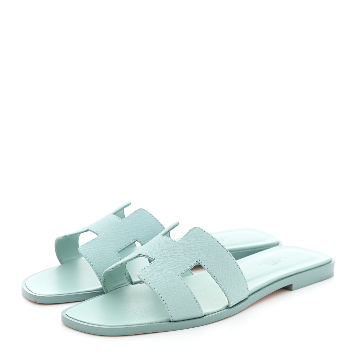 HERMÈS ORAN LEATHER SANDALS