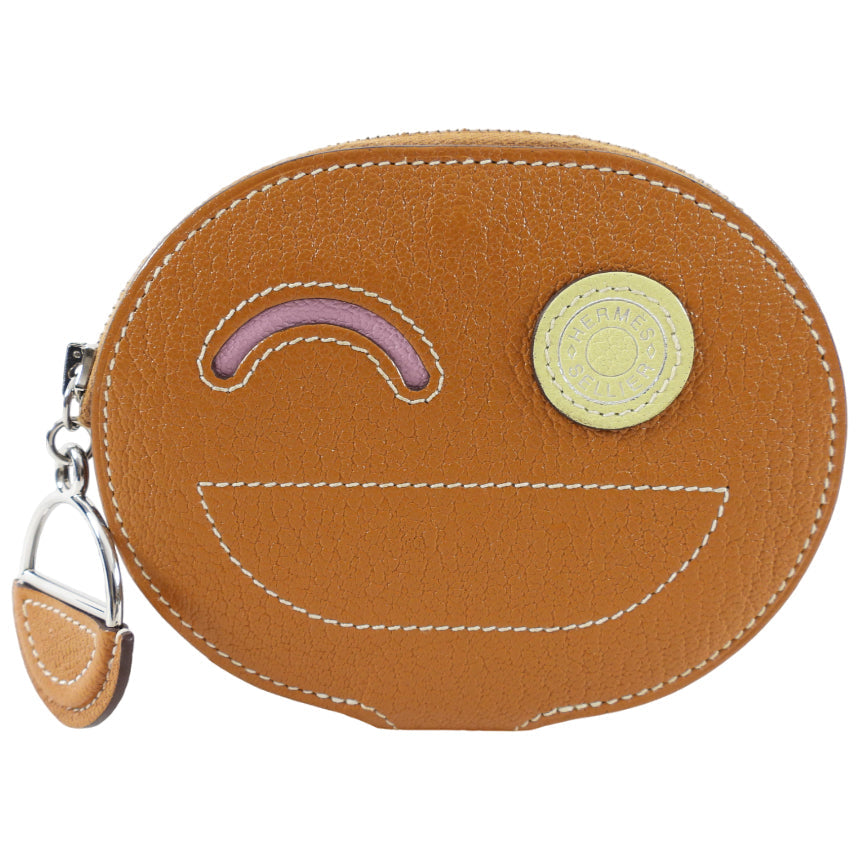 Hermes In the Loop Wink  Holder - Caramel / Mauve Sylvestre / Jaune Bourgeon
