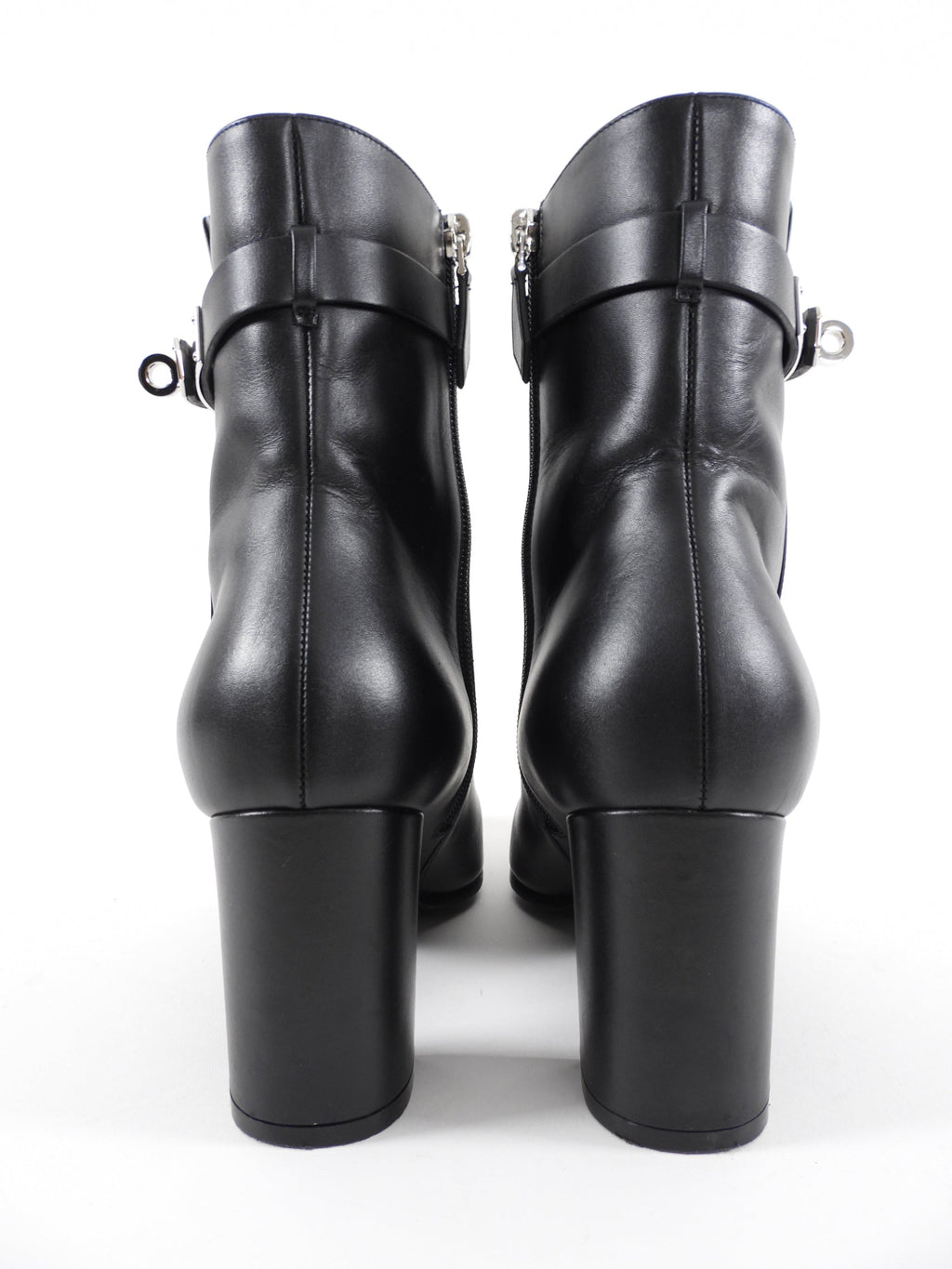 Hermes Black Saint Germain Ankle Boots - 39.5 / 8.5