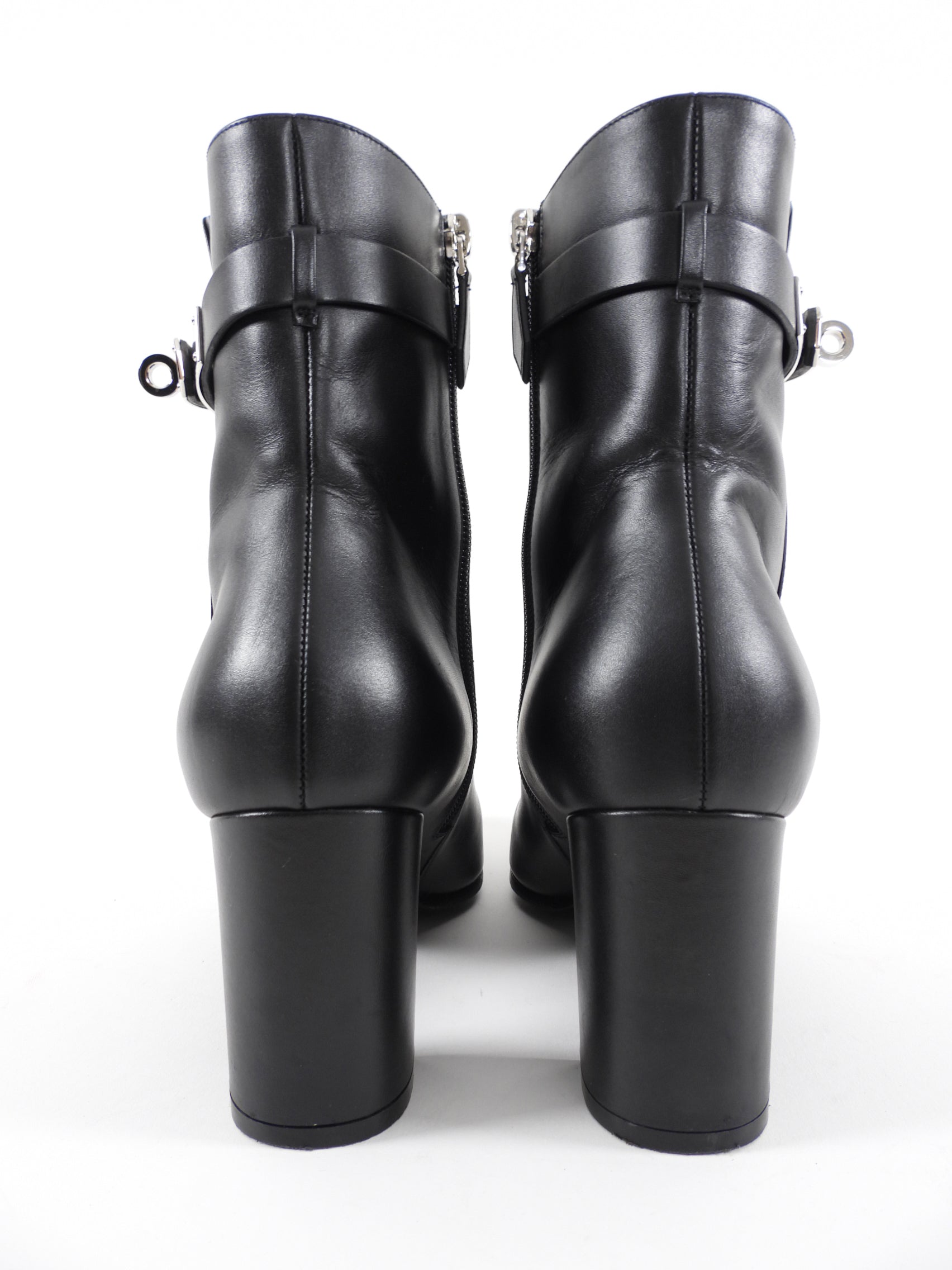 Hermes Black Saint Germain Ankle Boots - 39.5 / 8.5