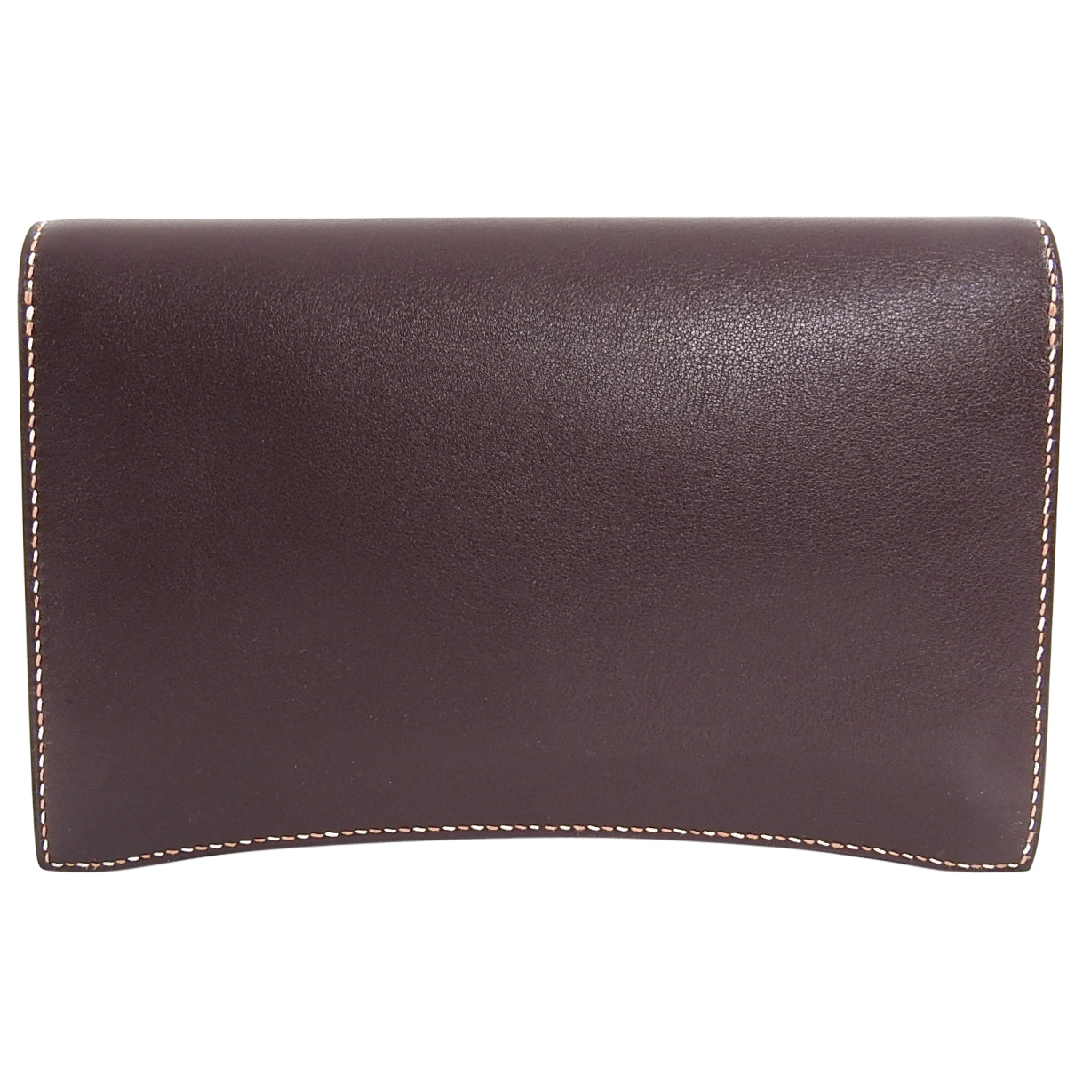 Hermes 2008 Havanne Brown Touareg Clutch Bag in Gulliver Leather