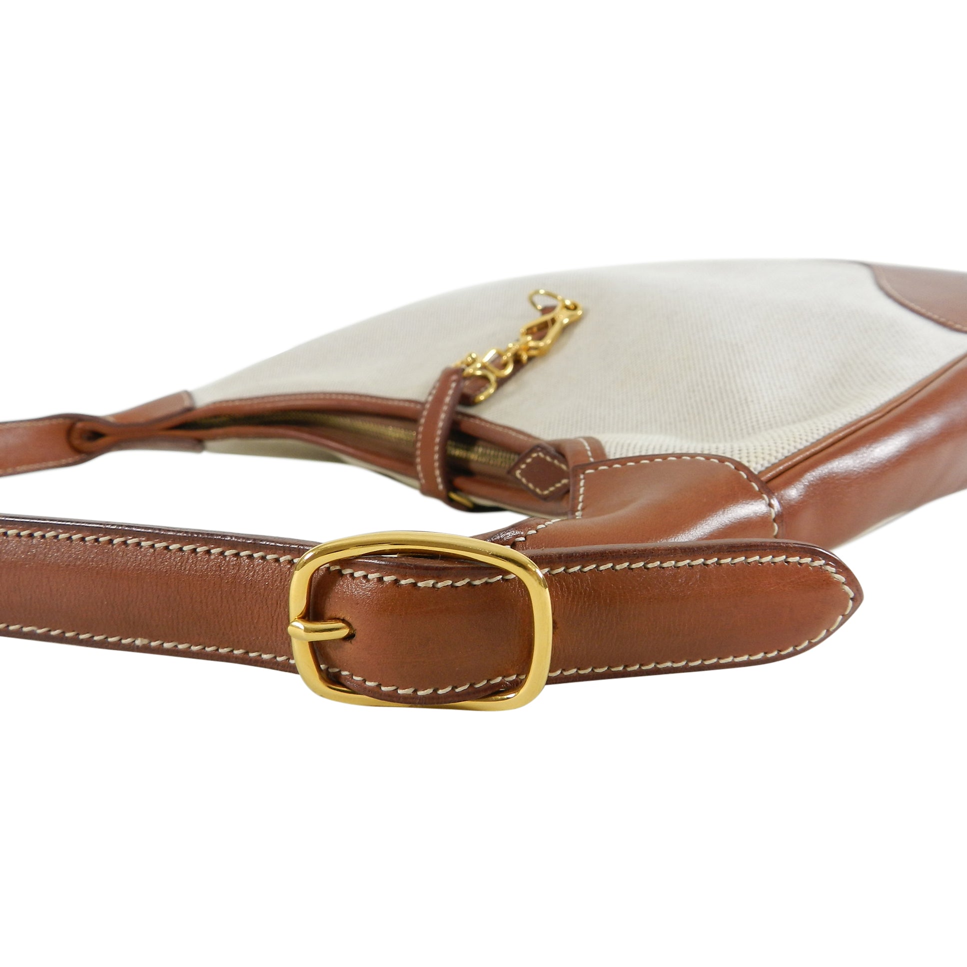 Hermes Trim II Toile and Leather 31cm Bag