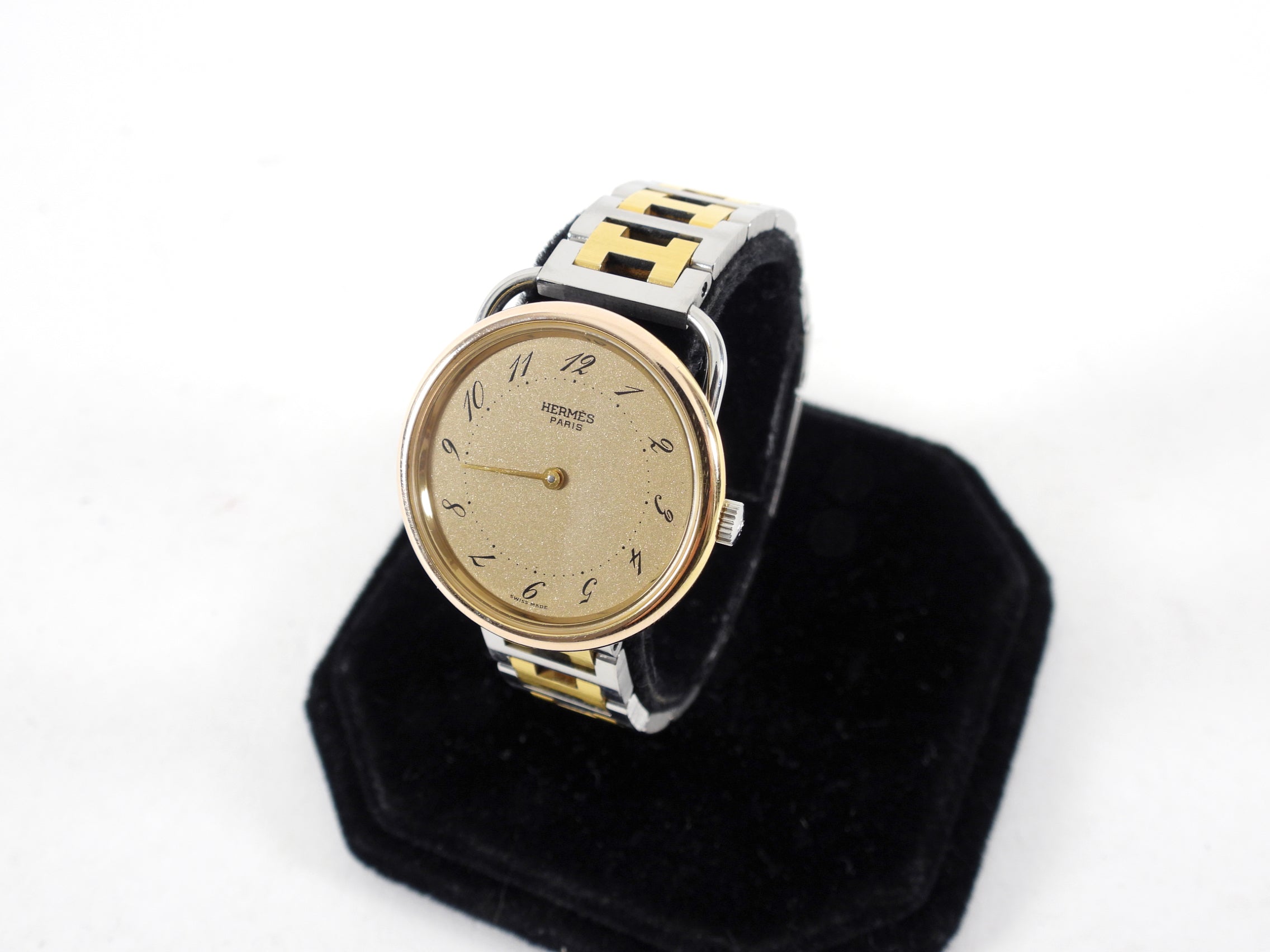 Hermes Vintage 1985 Arceau H Band Watch