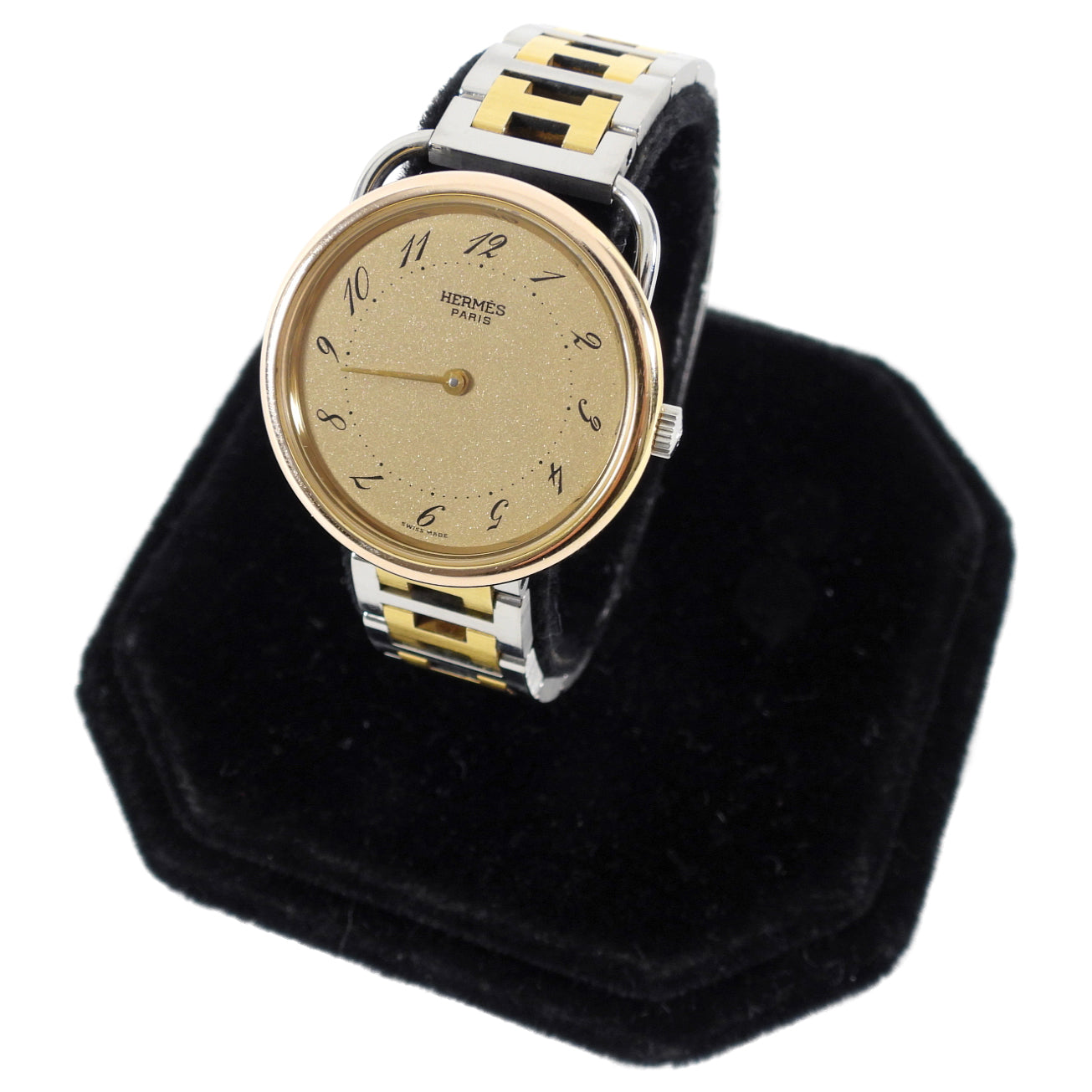 Hermes Vintage 1985 Arceau H Band Watch