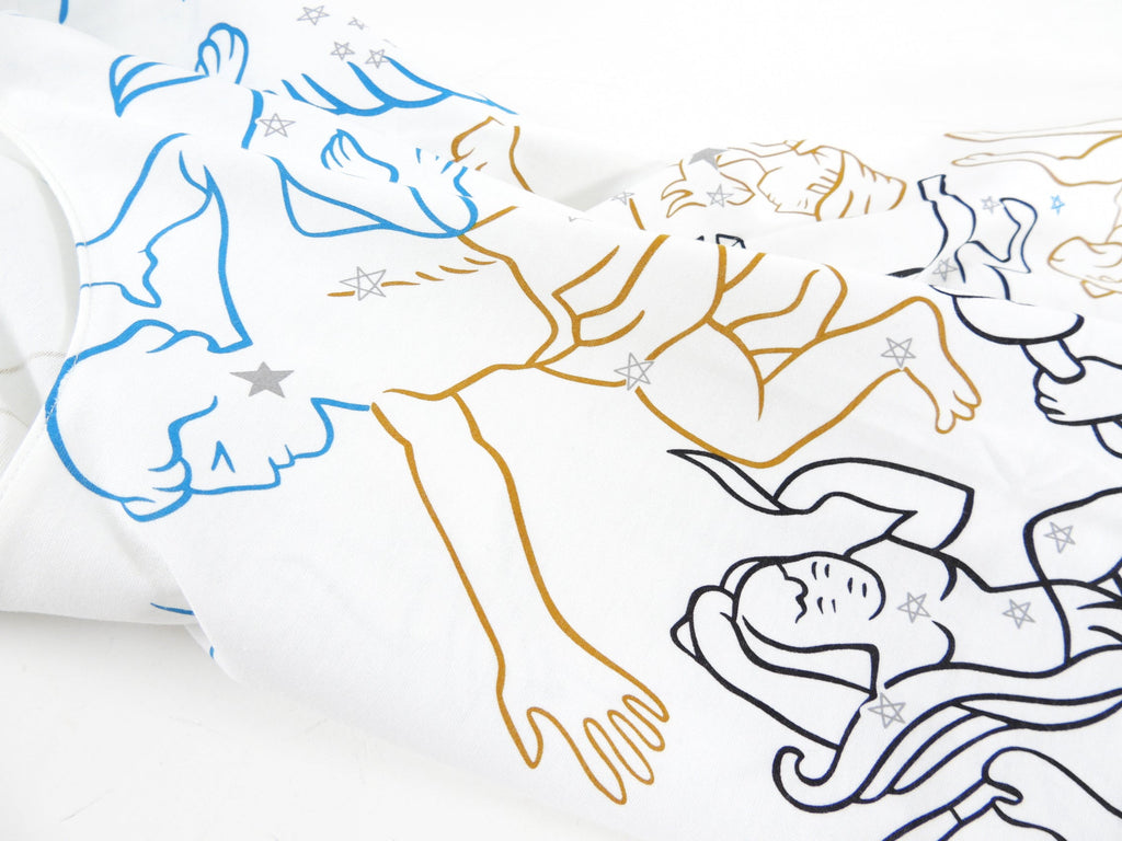 Hermes White Zodiac Printed T-Shirt - FR38 / 6 / S
