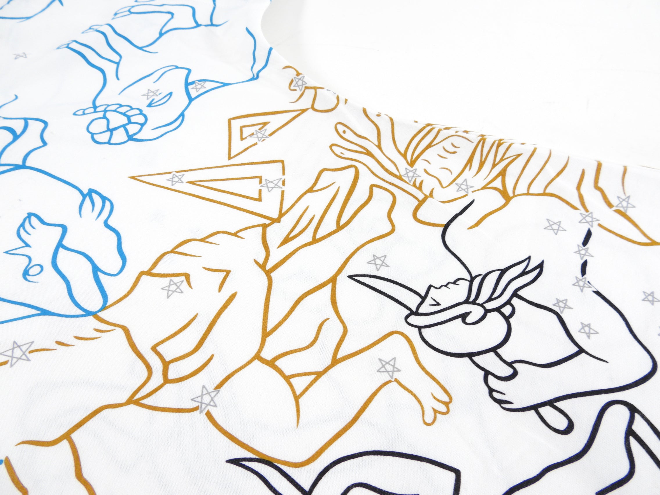 Hermes White Zodiac Printed T-Shirt - FR38 / 6 / S