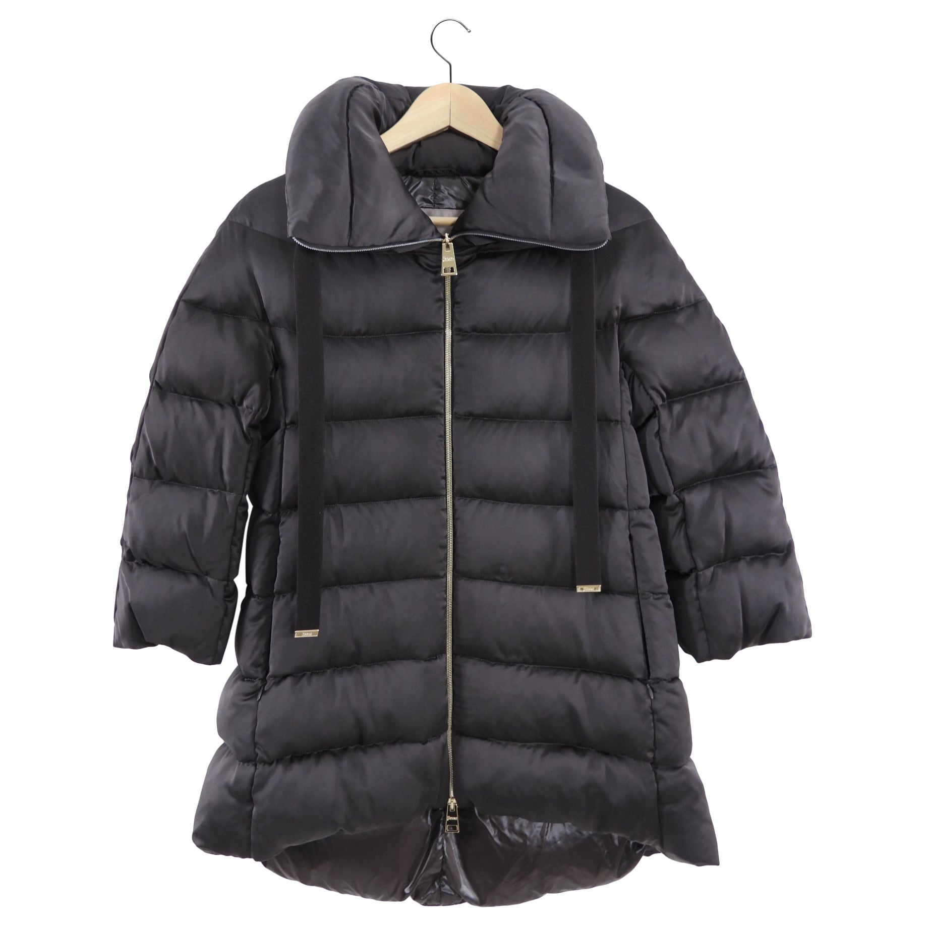 Herno Resort Brown Satin Down Puffer Coat - IT 40 / USA 4