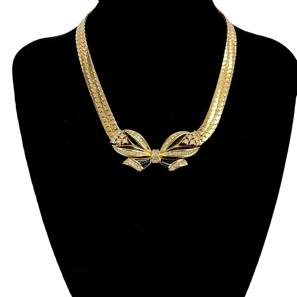 Christian Dior Ribbon Necklace
