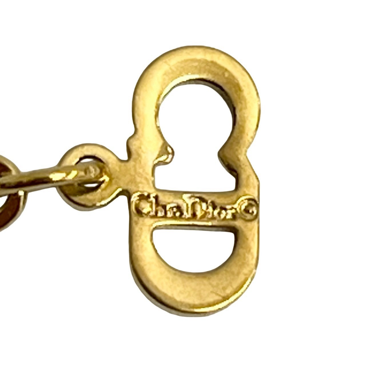Christian Dior CD Logo Necklace