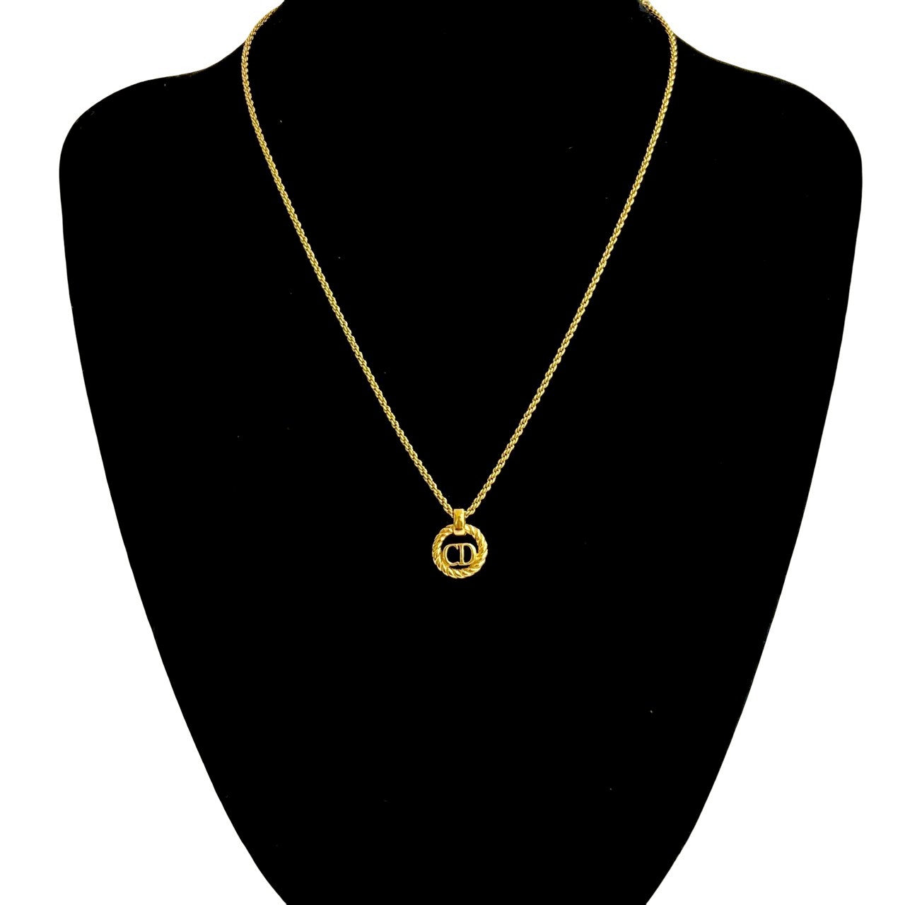 Christian Dior CD Motif Necklace