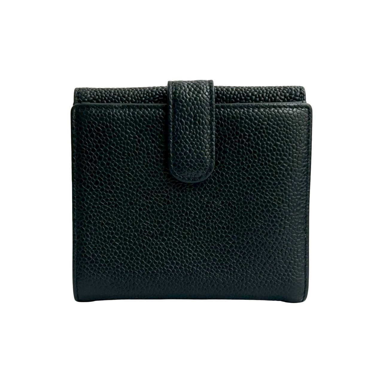 Chanel Coco Mark Matte Caviar Skin Wallet