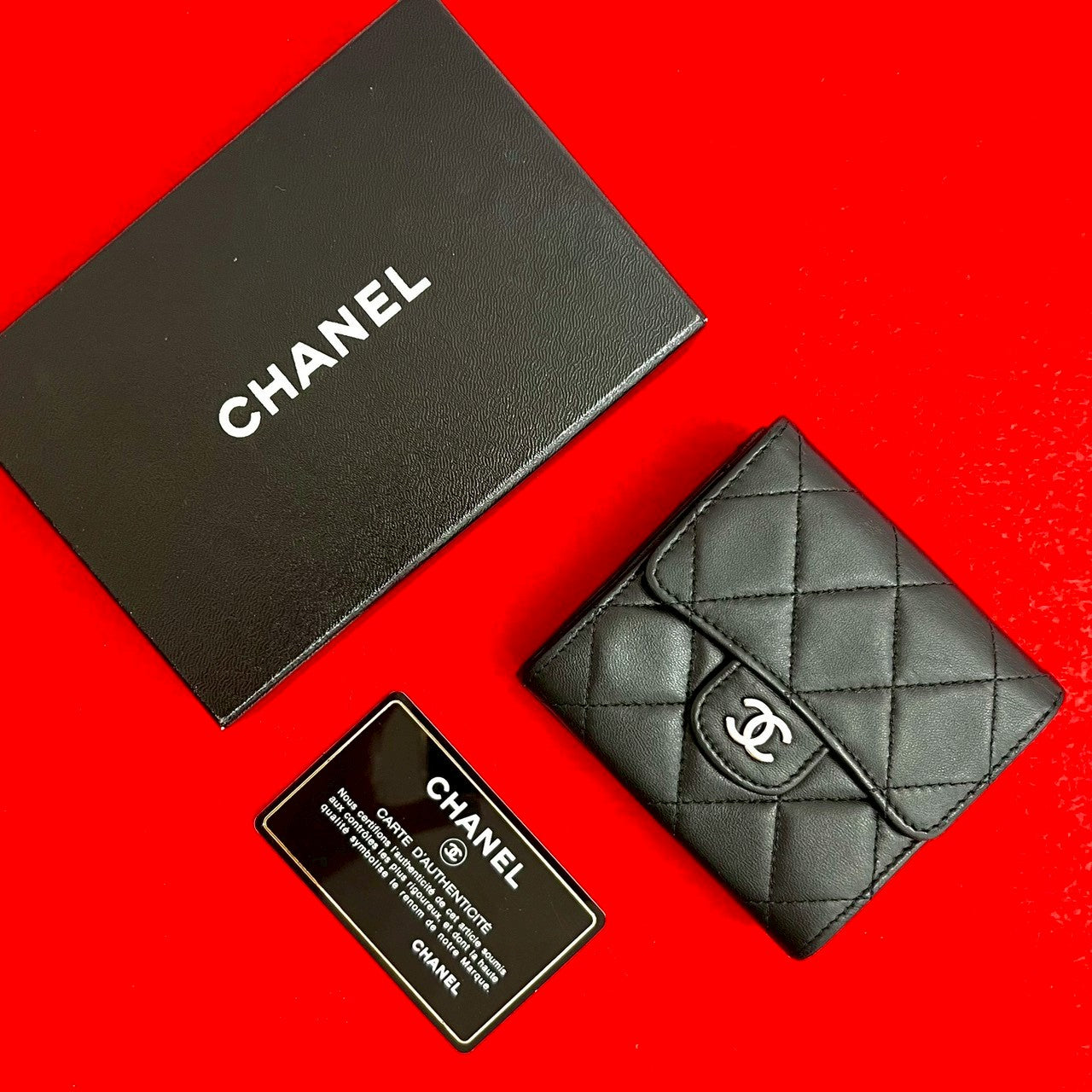 Chanel Timeless Classic Lambskin Bifold Wallet