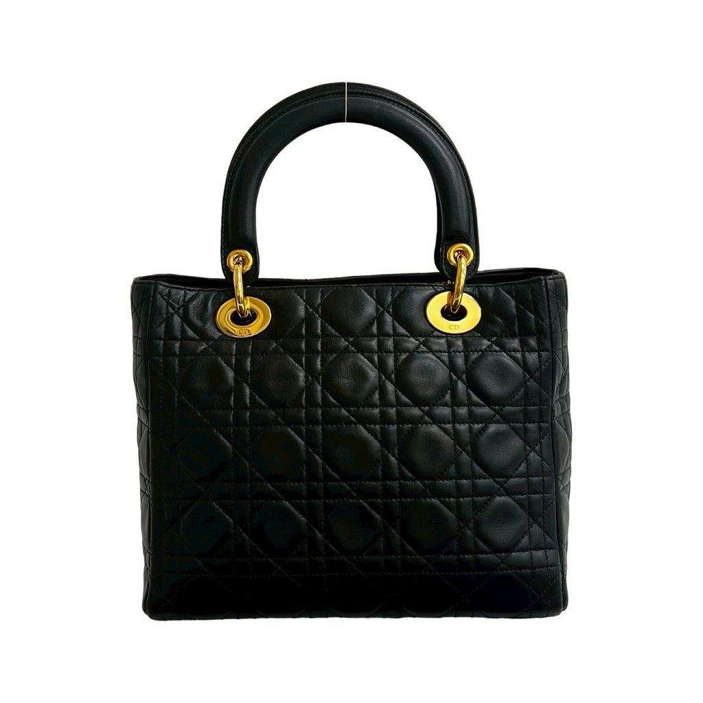 Christian Dior Lady Dior Leather Handbag