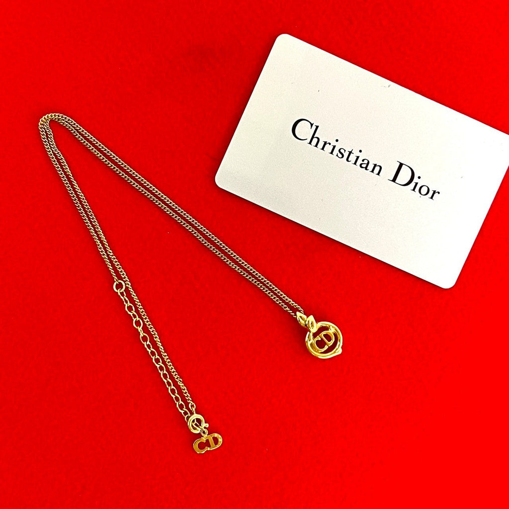 Christian Dior CD Motif Necklace