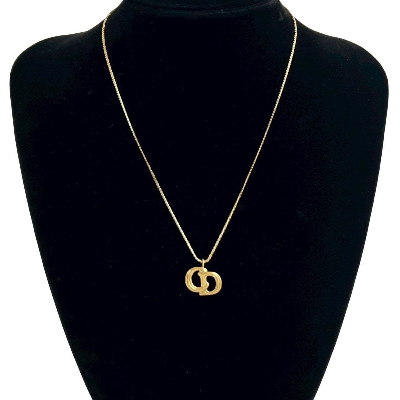 Christian Dior CD Logo Necklace