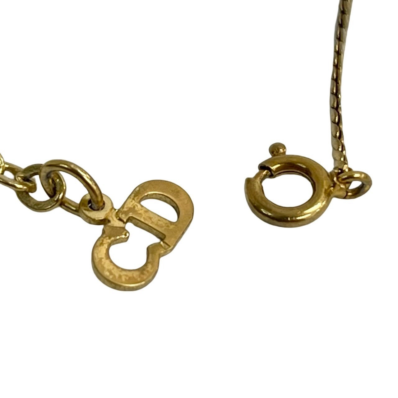 Christian Dior CD Logo Necklace
