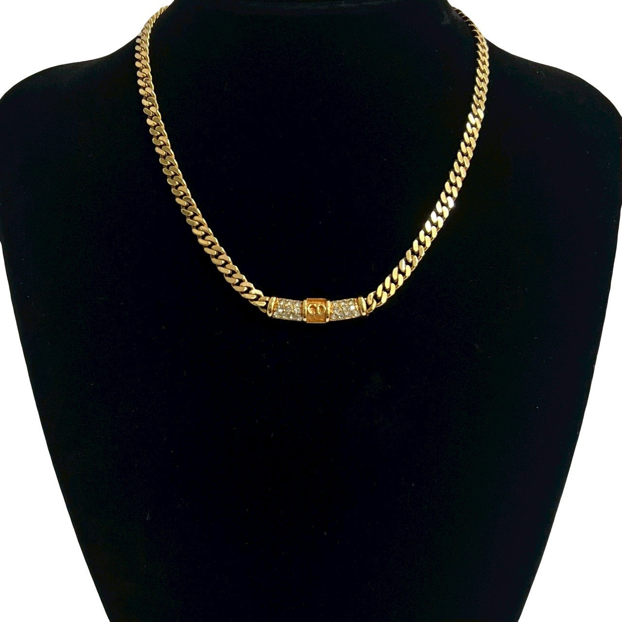 Christian Dior CD Logo Necklace