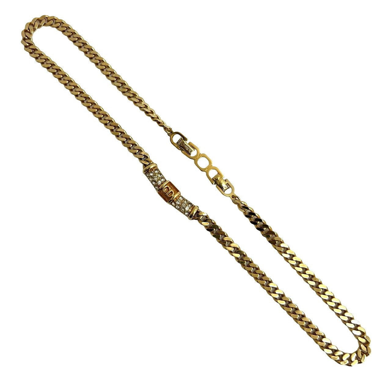 Christian Dior CD Logo Necklace