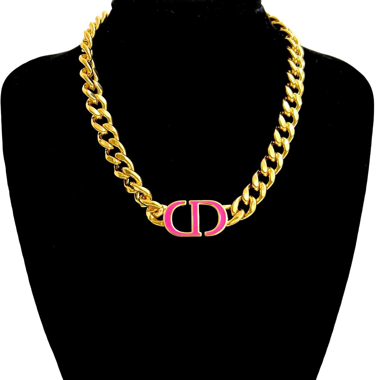 Christian Dior CD Motif Necklace