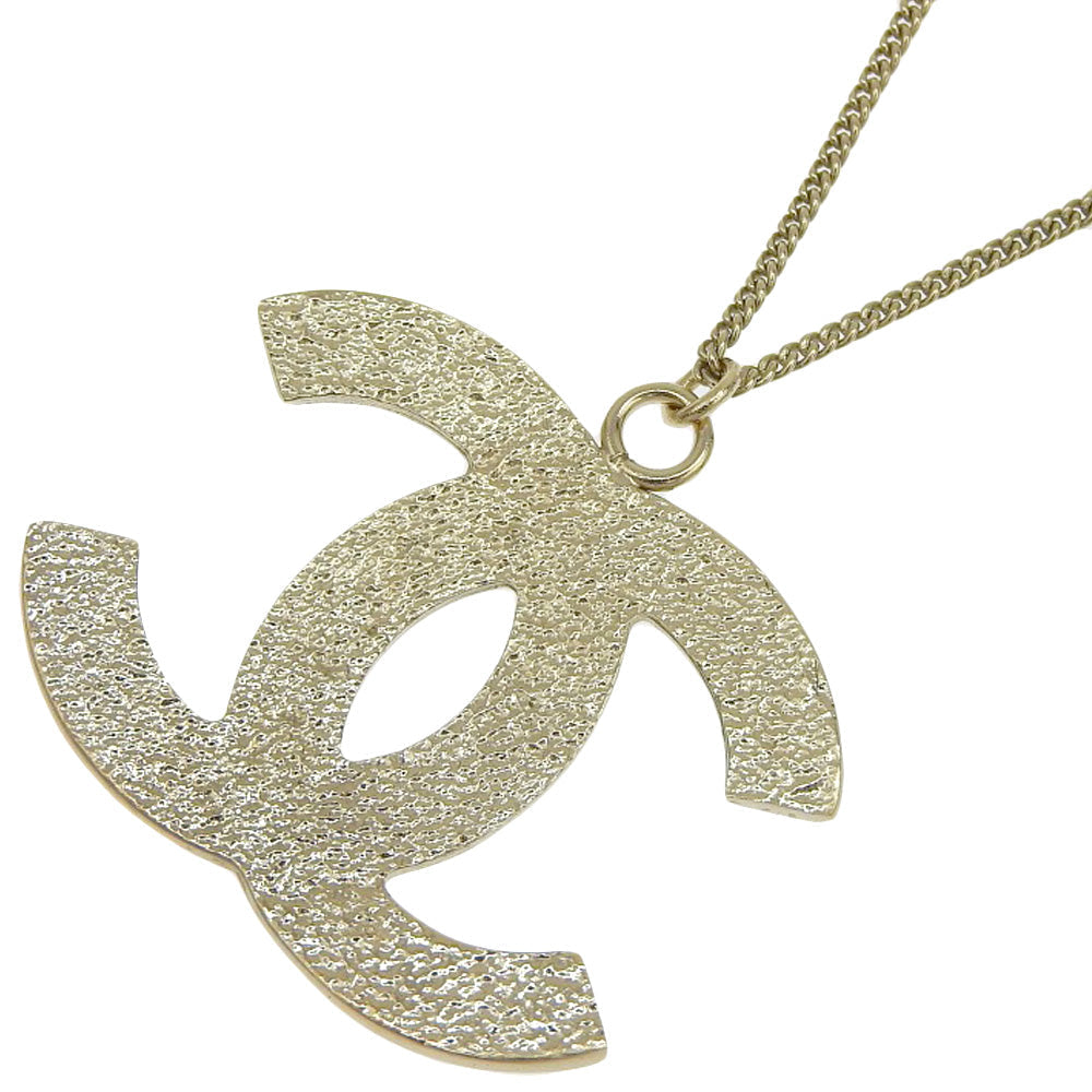 Chanel Gold Plated Coco Mark Necklace