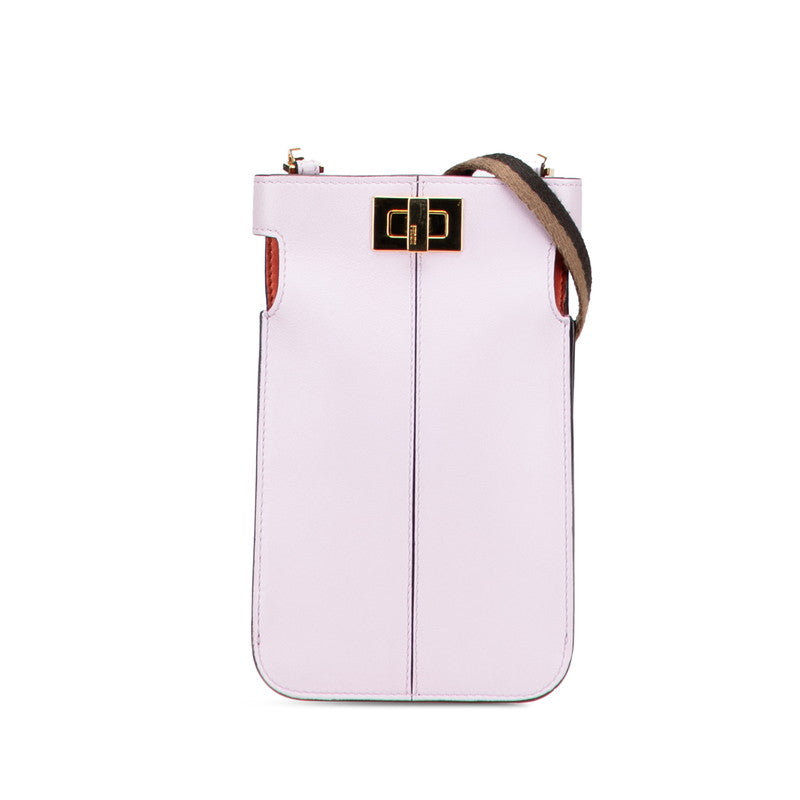Fendi Peekaboo Leather Shoulder Bag