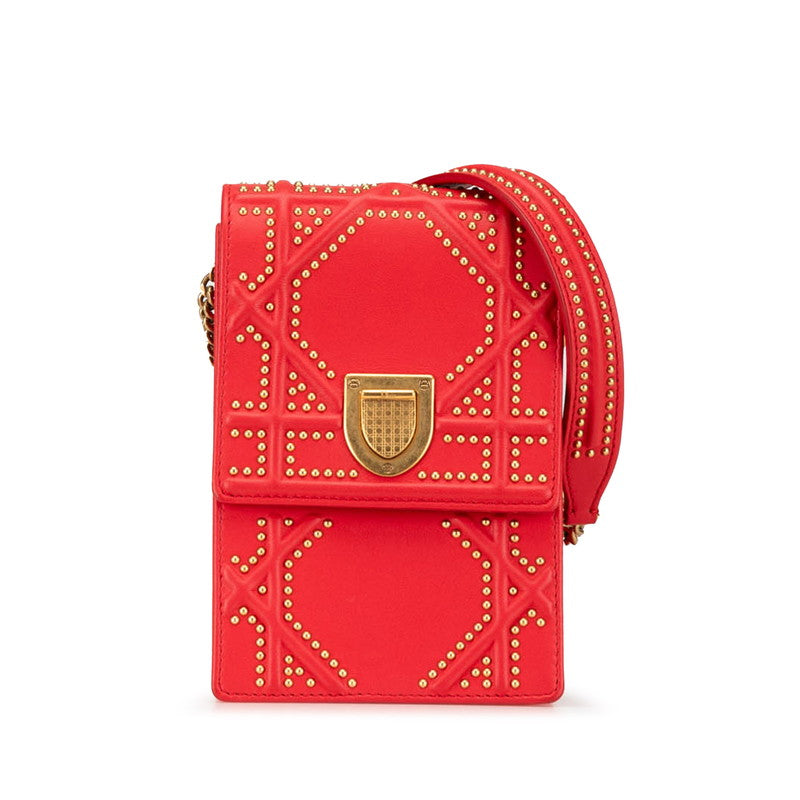 Dior Diorama Leather Shoulder Bag