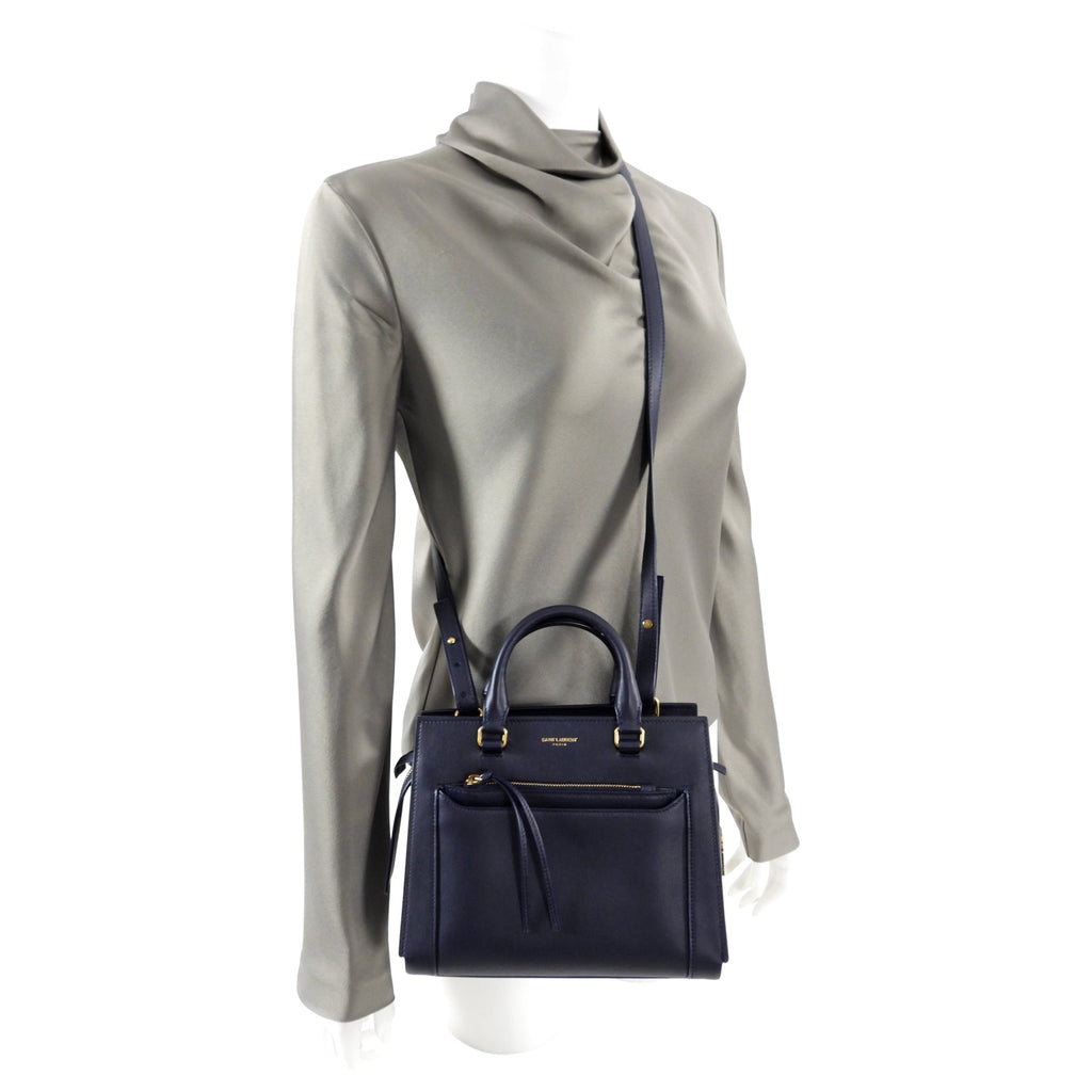 Saint Laurent Midnight Navy Small East Side Shoulder Bag